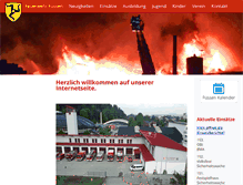 Tablet Screenshot of feuerwehr-fuessen.de